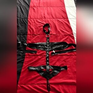 Source Unknown Black Strappy Chemise